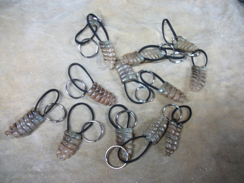 1 Real Rattlesnake Rattle Keychain Taxidermy Hide Animal Etsy