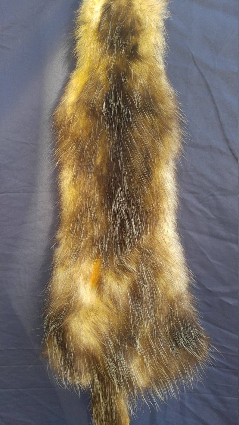 Real animal tanned opossum skin pelt hide fur rug ...