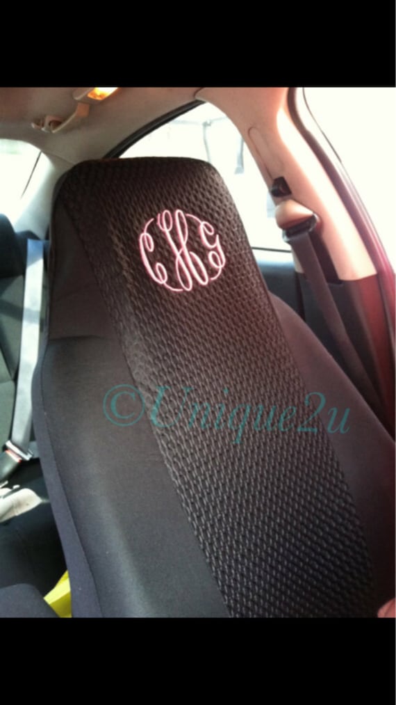 Personalized Monogrammed Car seat covers 2 Etsy