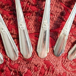 1937 Hiawatha Silver Plate Flatware - Vintage Silver Plate Flatware Set - 16 Place Settings - 111 Piece Boxed Set