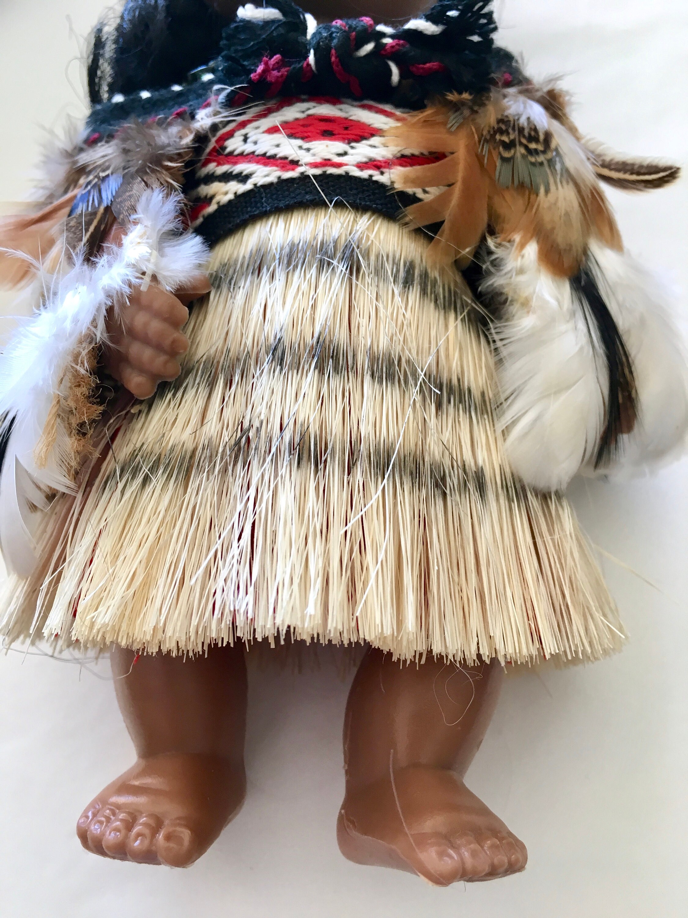 Vintage Souvenir Maori Doll from New Zealand Maori Dress New Etsy