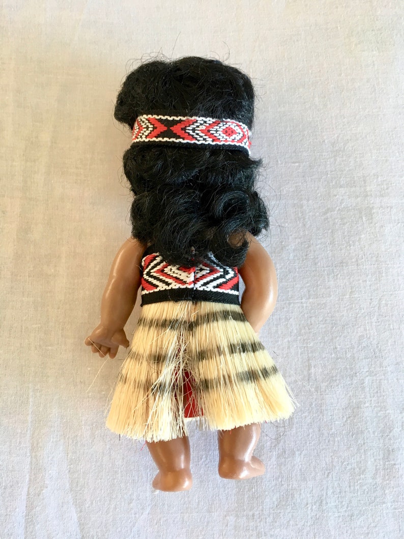Vintage Souvenir Maori Doll from New Zealand Maori Dress New Etsy