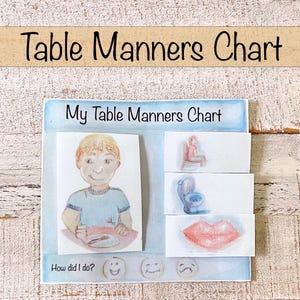 Interactive Table Manners Chart *DIGITAL Download