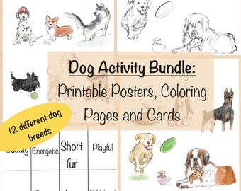 Paquete de actividades de aprendizaje para perros *Descarga digital