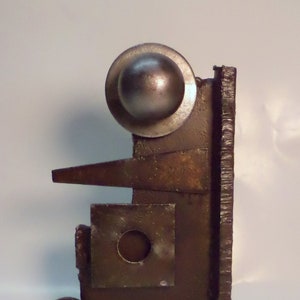 Abstract Recycled Scrap Metal Sculpture E160 image 1