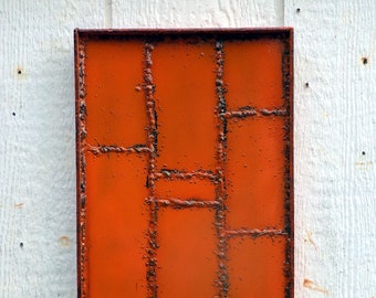 Upcycled Welded Scrap Metal Wall Hanging WC2