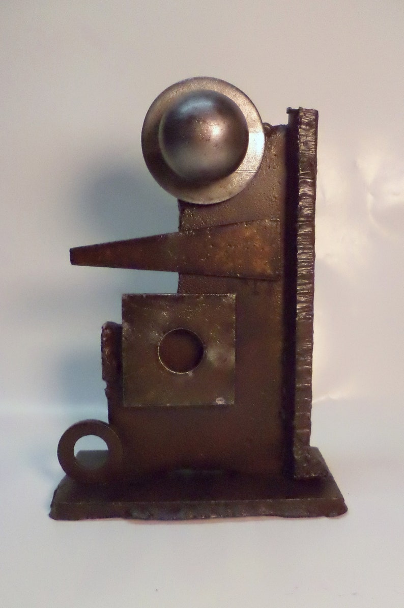 Abstract Recycled Scrap Metal Sculpture E160 image 1