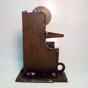 Abstract Recycled Scrap Metal Sculpture E160 image 2