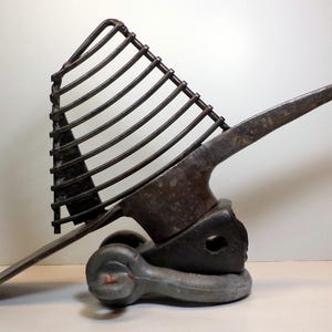 Tabletop Abstract Scrap Metal Welded Sculpture E199