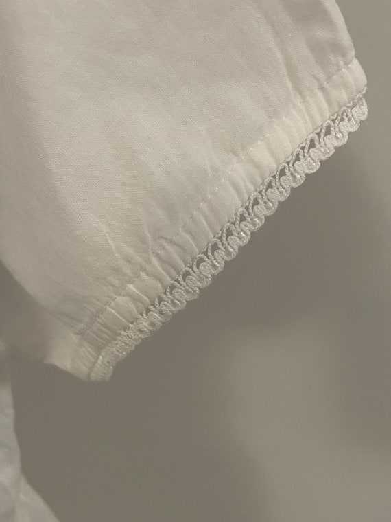 LAURA GAYLE 100% Cotton Short Sleeve White Nightg… - image 3