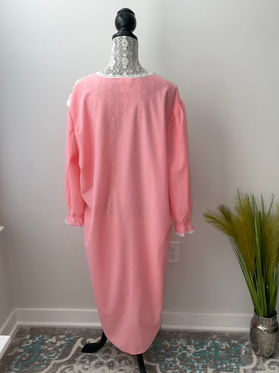 KELLY REED Deep Pink Brushed Polyester Long Slv N… - image 6