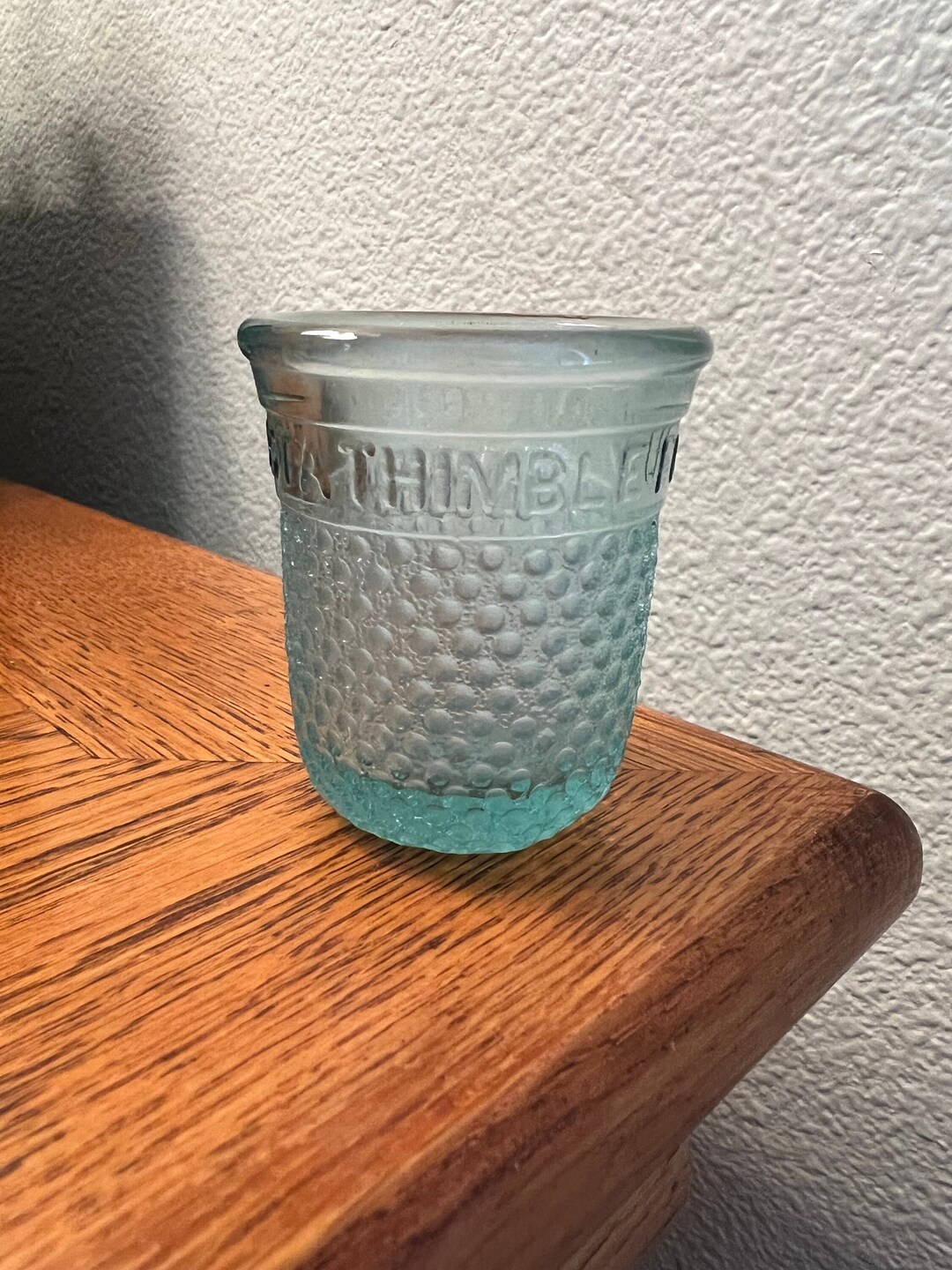 Mosser Glass just A Thimble Full Shot Glass Etsy