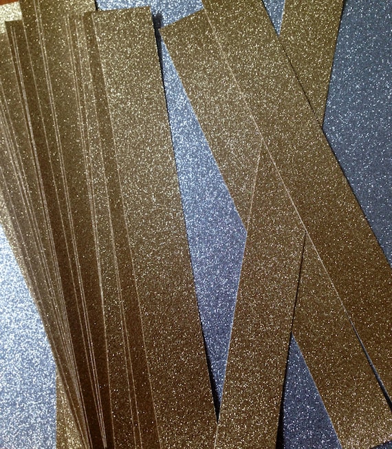 Items similar to Set of 50 Glitter Belly Bands for Invitations