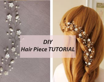 Pattern For Hair Vine Hair Accessory Headband Tiara Crown Headpiece  + FREE VIDEO TUTORIAL 002