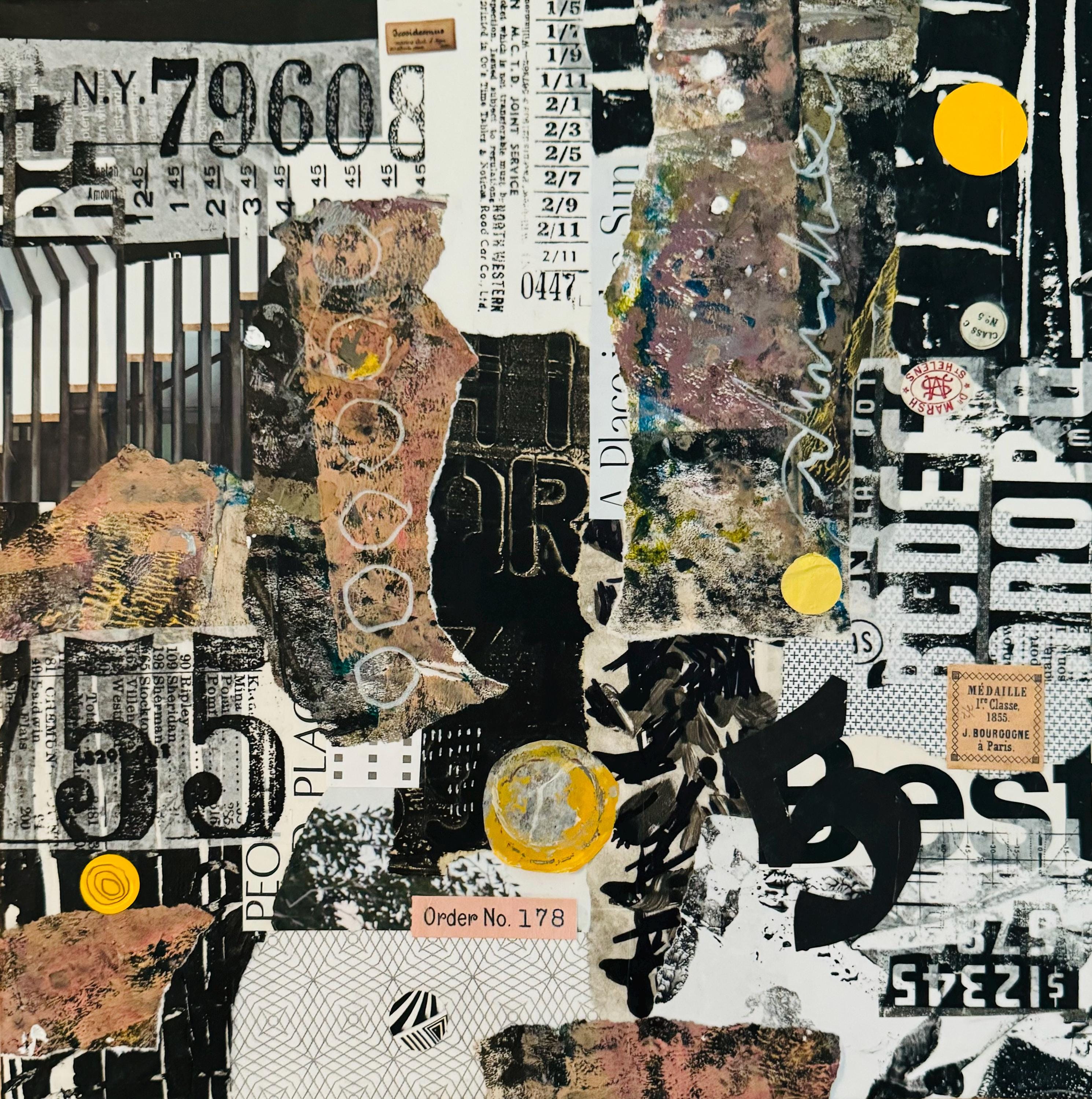 FRAGMENTS -mixed Media Art 12x12 Acrylic & Collage on Canvas - Etsy