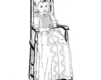 18th Century Women/'s Wired Cap Pattern by Mill Farm Patterns*
