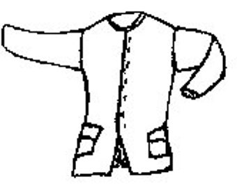 PI730 -  1770's Civilian Coat Pattern by Period Impressions