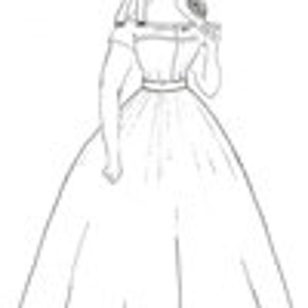 GA906 -  Early Victorian, American Civil War Pleated Skirt Sewing Pattern by Granny's Attic