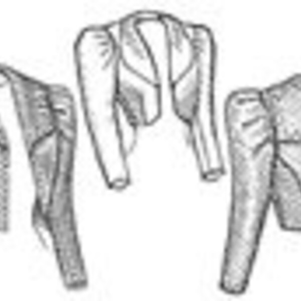 TV498 - 1898 Eton Jacket Sewing Pattern by Truly Victorian