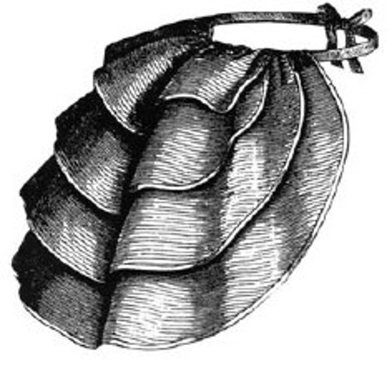 AG1443 1871 Stiff Lace Bustle Sewing Pattern by Ageless - Etsy