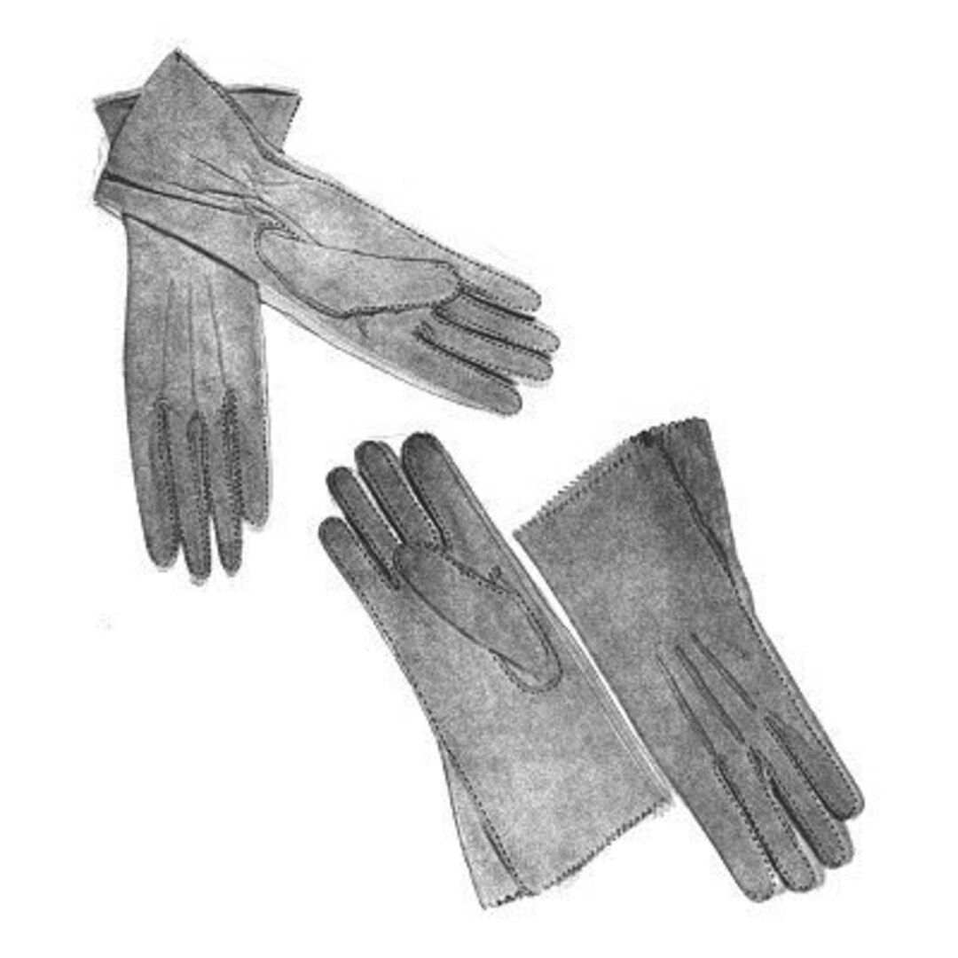 AY08 Women's Leather Gloves Sewing Pattern by Alter Etsy