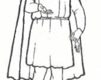 Medieval Tabard Pattern Etsy