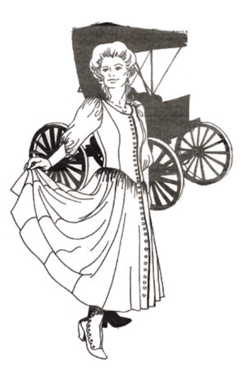 Edwardian Sewing Patterns- Dresses, Skirts, Blouses, Costumes     BB10 - Hoedown Dress Sewing Pattern by Buckaroo Bobbins $17.38 AT vintagedancer.com