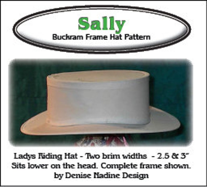 Victorian Style Hats, Bonnets, Caps, Patterns     DN014 - Sally Hat Pattern - Elizabethan Civil War Victorian or Steampunk Inspired Sewing Pattern by Denise Nadine $15.38 AT vintagedancer.com