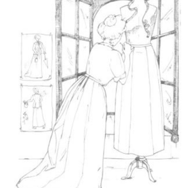 SS103 - 1909 Beatrix Skirt Sewing Pattern by Sense & Sensibility