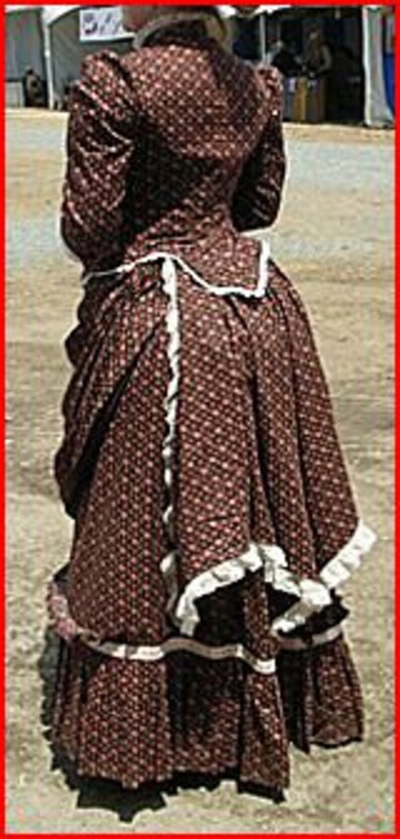detachable overskirt pattern