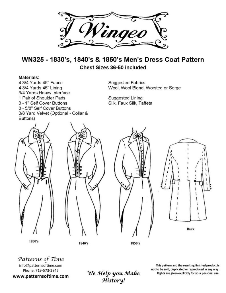 Victorian Sewing Patterns Dress, Blouse, Hat, Coat, Men's