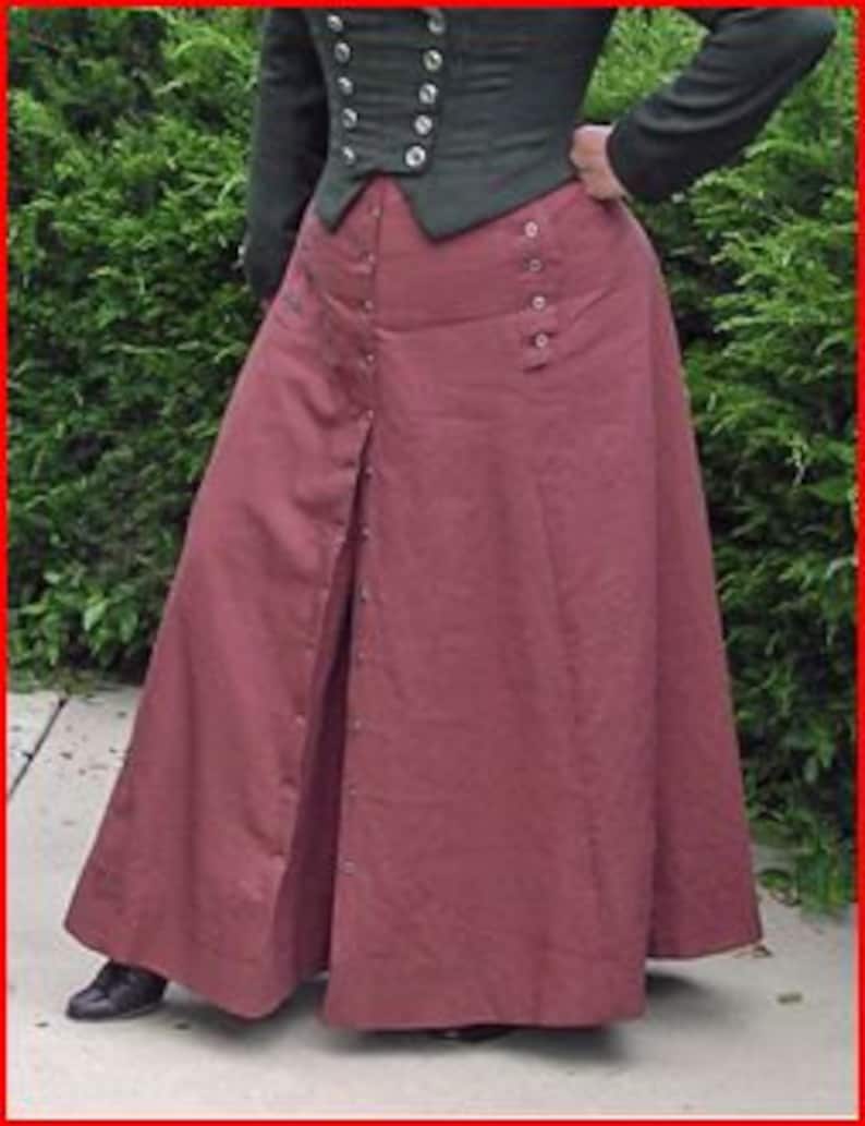 TV299 1901 Split Skirt Sewing Pattern by Truly Victorian Etsy