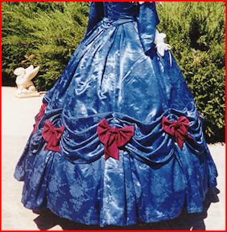 TV240 1860's Ball Gown Skirt Sewing Pattern by Truly Etsy