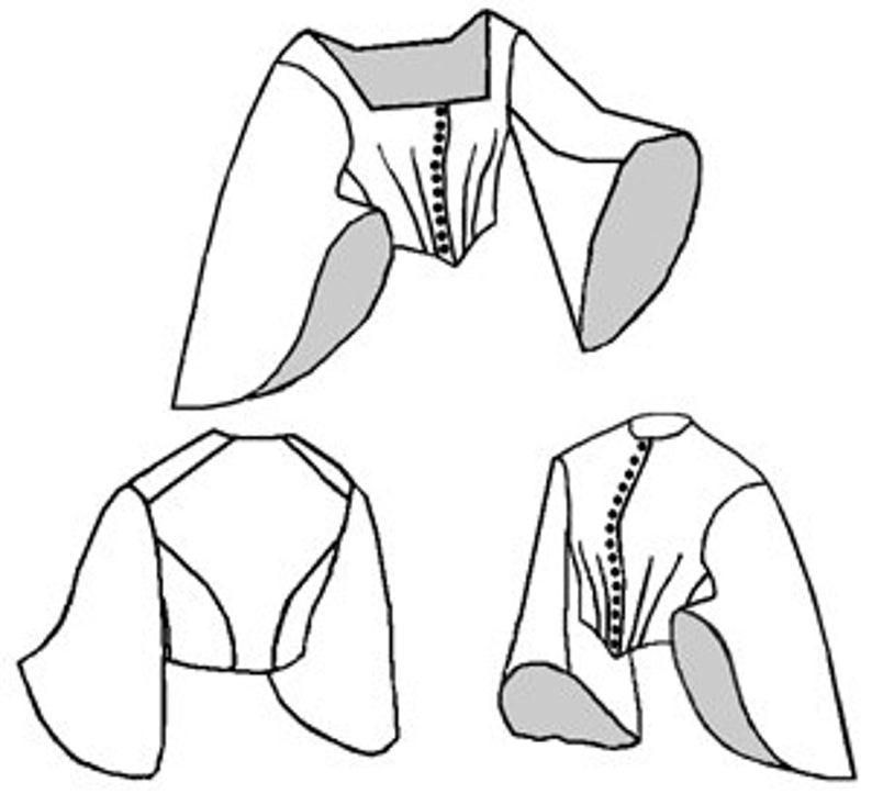 1860s Guide to Victorian Civil War Costumes on a Budget     TV440 - 1859 Pagoda Bodice Sewing Pattern by Truly Victorian  AT vintagedancer.com