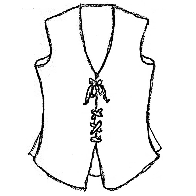 AY34 Easy Boy's Jerkin Sewing Pattern by Alter Years | Etsy