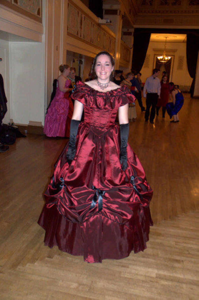 TV240 1860's Ball Gown Skirt Sewing Pattern by Truly Etsy