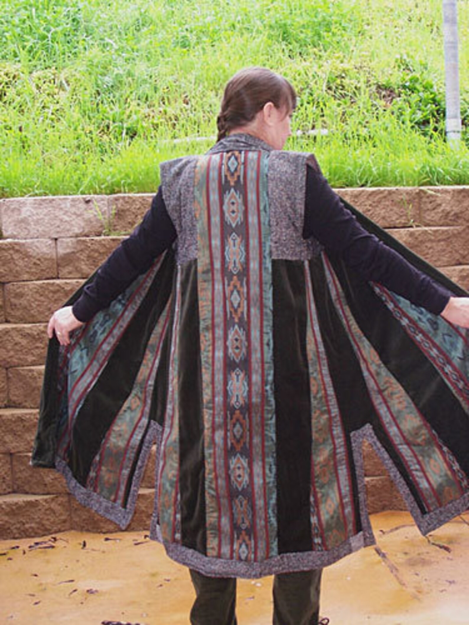 FW118 tibetan Panel Coat. Misses 618. Sewing Pattern by Etsy