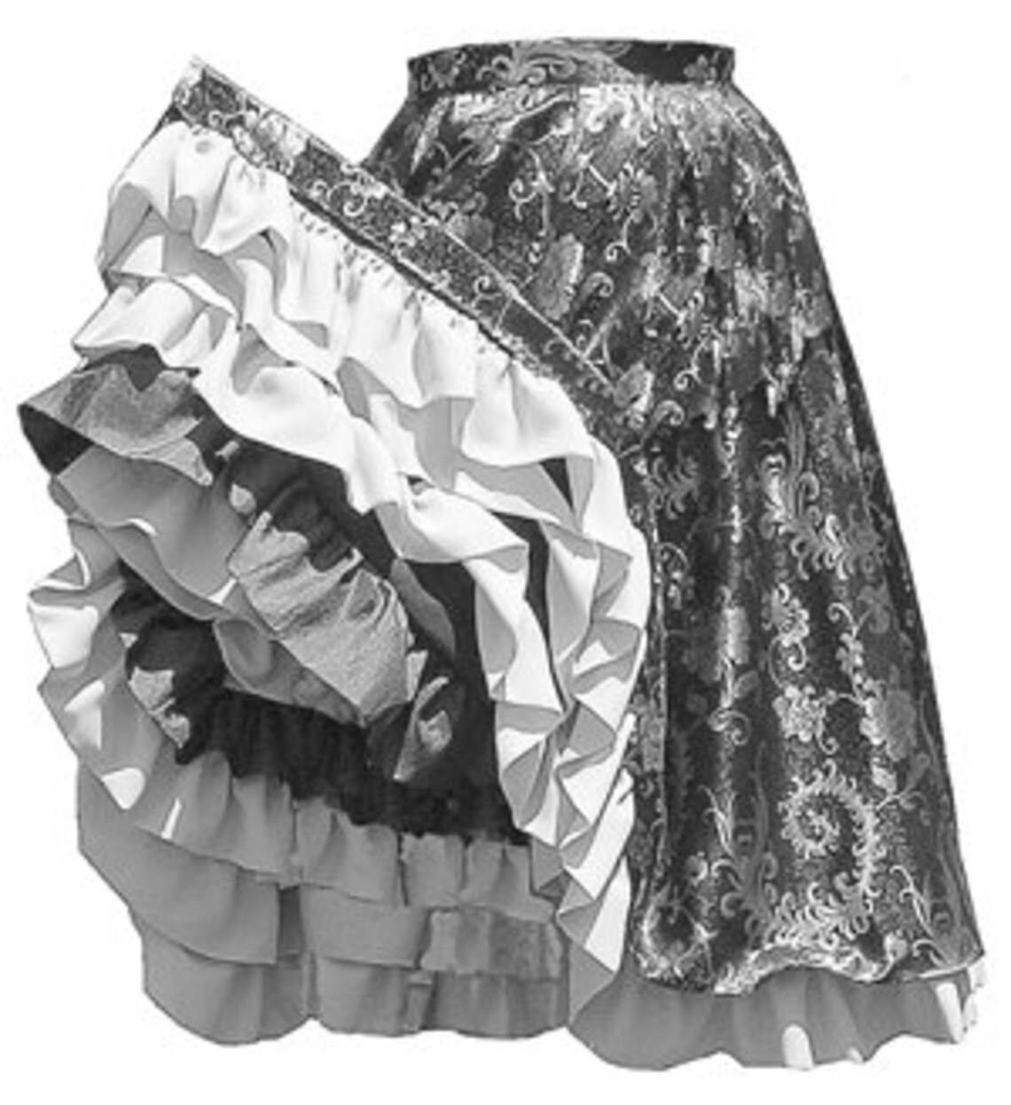 short can can skirt