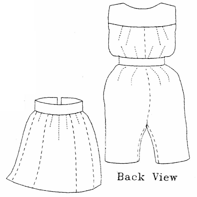 MM18806 1880s Bathing Suit Sewing Pattern by Mantua Maker Etsy
