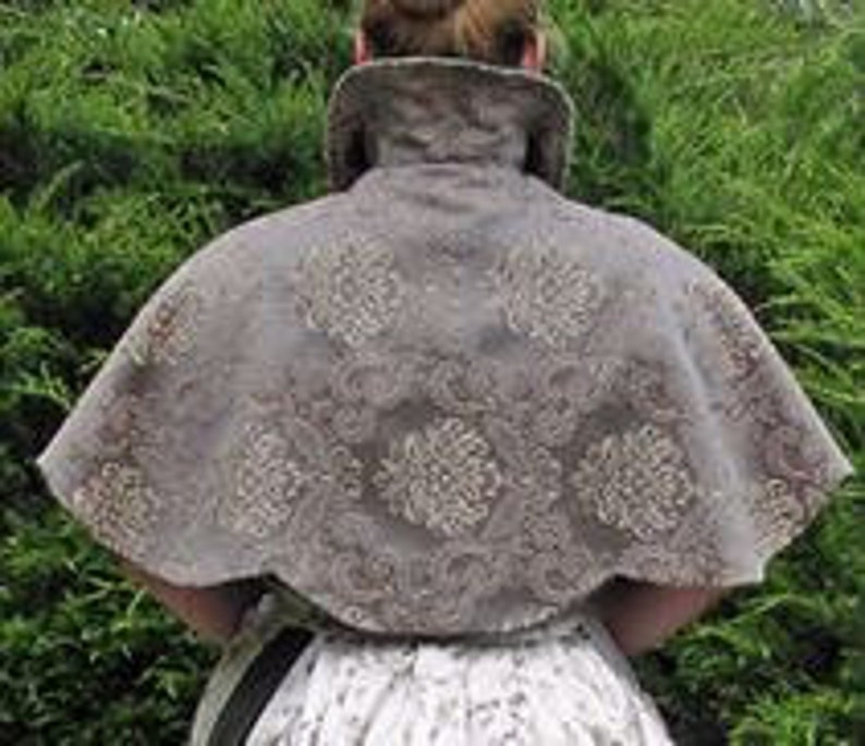 TV590 1890's Victorian Cape Sewing Pattern by Truly Etsy