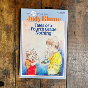 Tales of a Fourth grade Nothing by Judy Blume ~ Dell Yearling Paperback ~ Vintage 1986