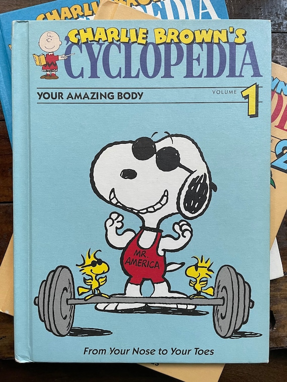 Vol. 1, 2 & 3 Charlie Brown's Cyclopedia HC Books ~ Vintage 90's