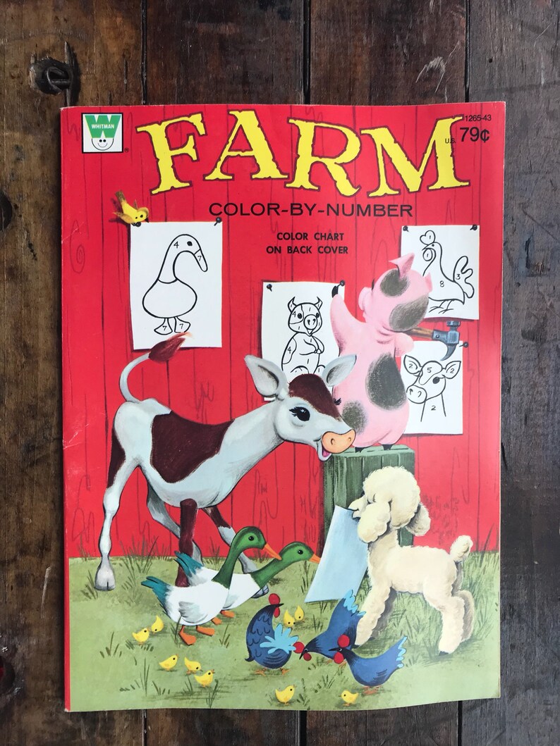 Whitman Farm Colorbynumber Nos/unused Vintage Whitman Etsy