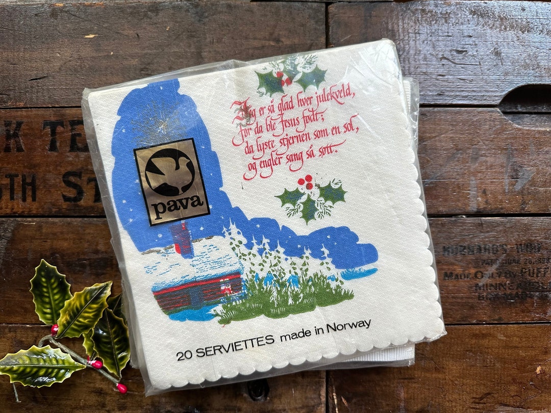 I Am So Glad Each Christmas Eve Norwegian Lyrics 