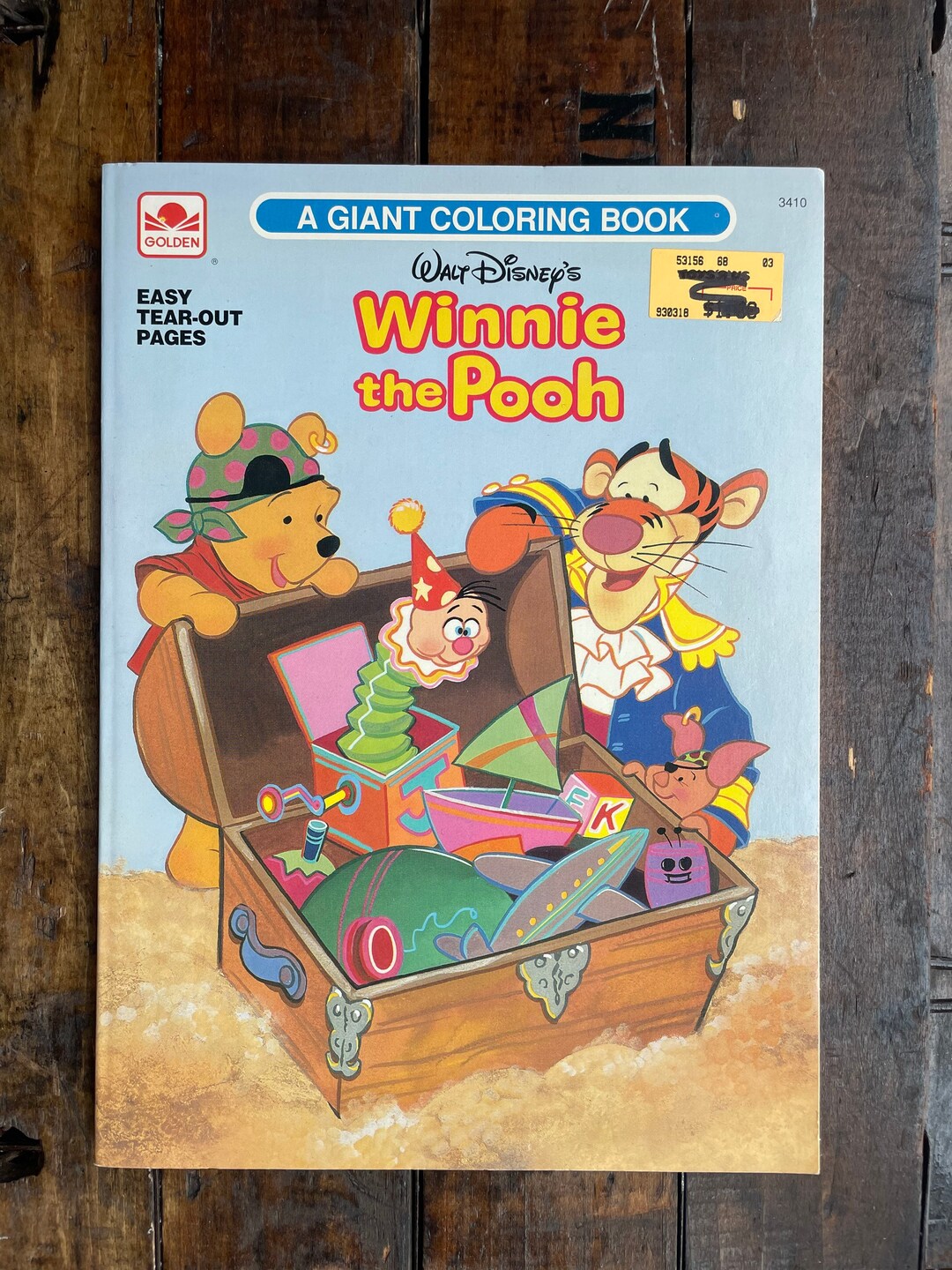 Winnie the Pooh Giant Coloring Book NOS/UNUSED Vintage 1992 Golden ...