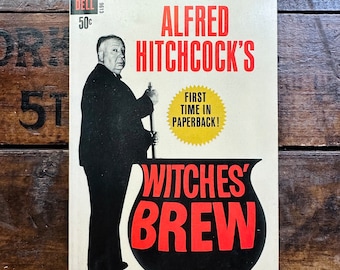 Alfred Hitchcock's Witches' Brew, Dell Paperback First Edition 1965 ~ Vintage ~ Unread Condition