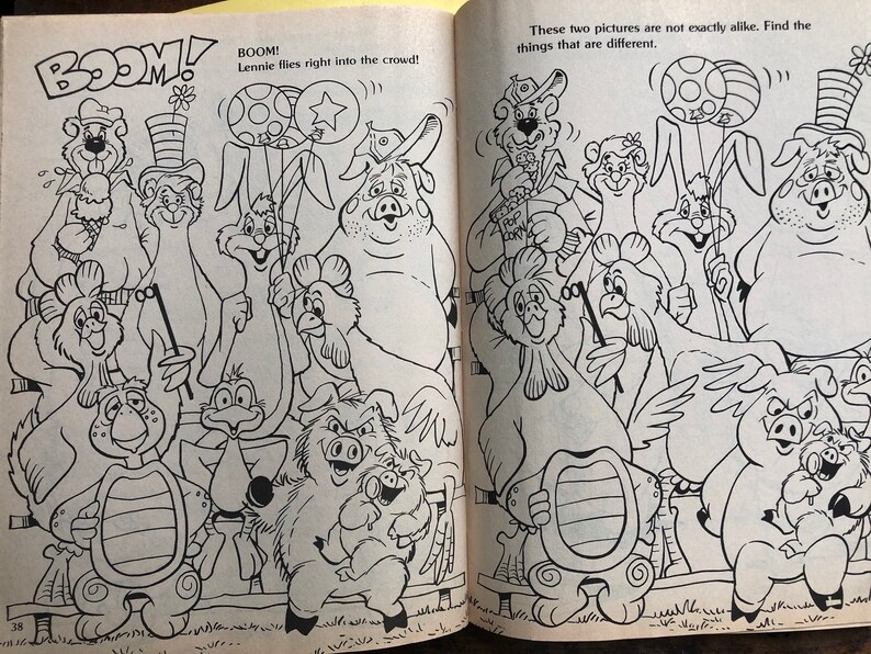 Phil Mendez's Kissyfur and His Friends Coloring Book & Fun - Etsy