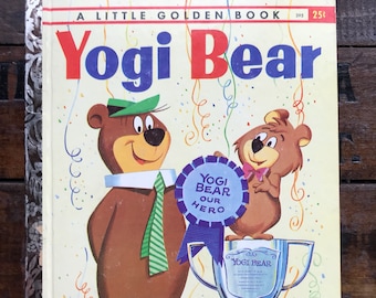 Yogi Bear Little Golden Book ~ First Edition 1960 ~ Vintage Children's Book
