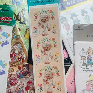 NOS Hallmark Mary Hamilton/Mary&#39;s Bears Stickers ~ Vintage 1990&#39;s