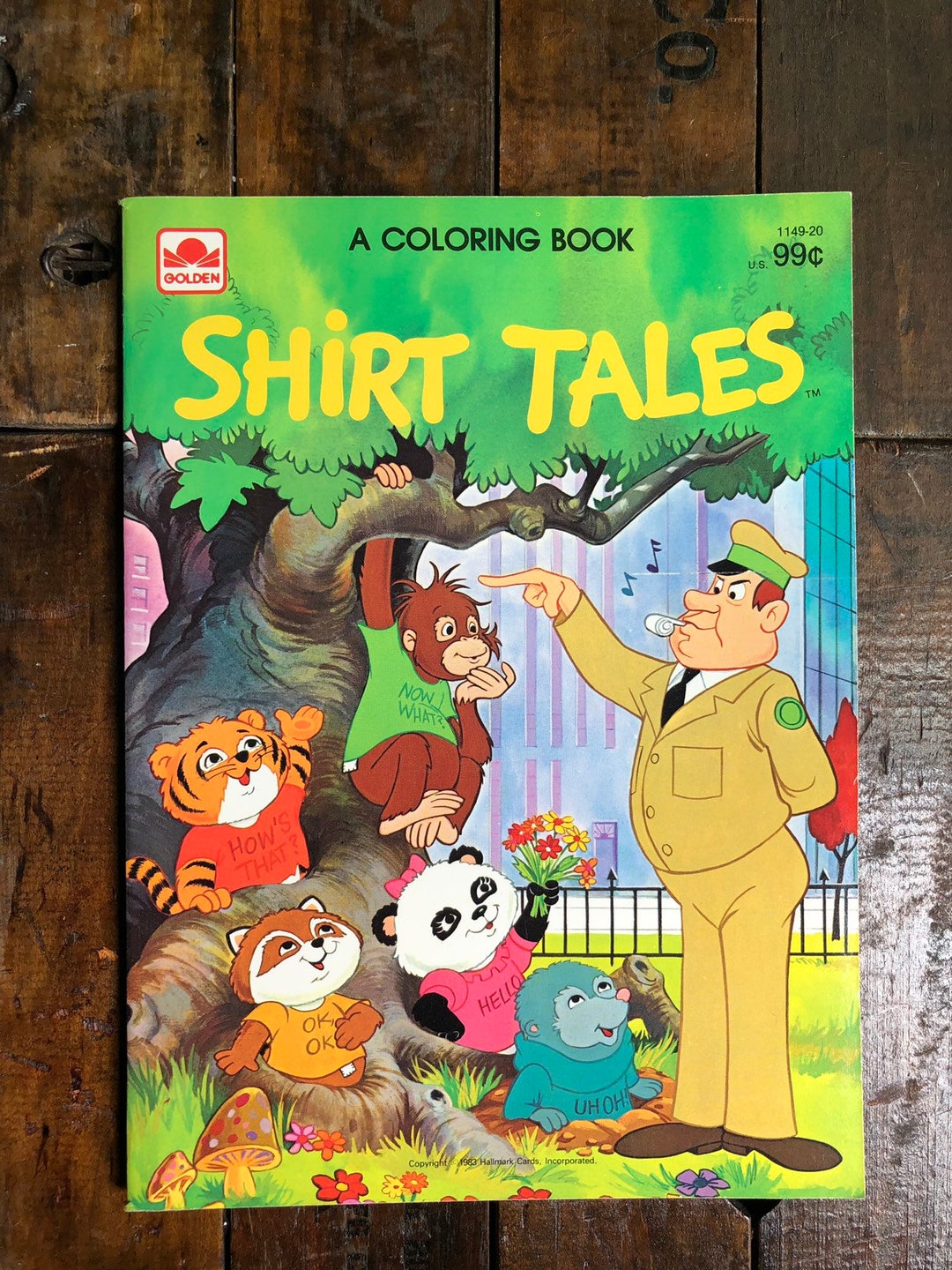 Shirt Tales Coloring Book NOS Vintage Hallmark Cards, Inc
